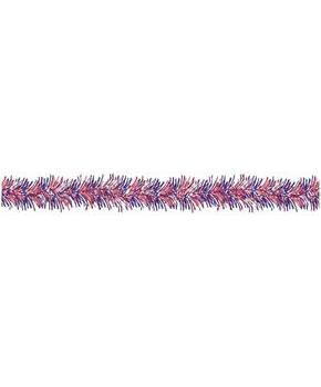 9 ft. Patriotic Tinsel Garland