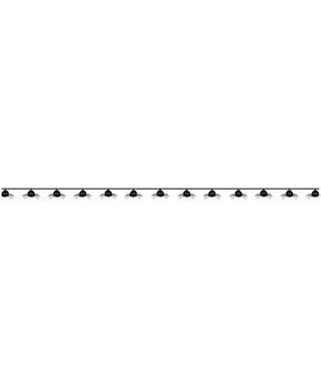Family Friendly Spider 10.8 ft. Tassel Garland