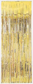 Gold Metallic Foil Curtain