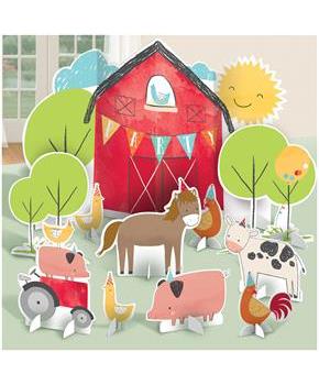 Barnyard Birthday Table Decorations