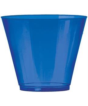 Bright Royal Blue 9 oz. Plastic Tumblers
