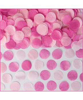 Gender Reveal Pink Tissue Confetti Dots