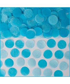 Gender Reveal Blue Tissue Confetti Dots