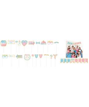 Boy or Girl Gender Reveal Selfie Photo Props