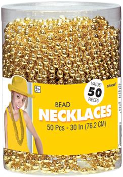 Gold Bead Necklaces