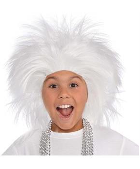 White Crazy Wig