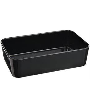 Black Melamine Guest Towel Caddy