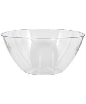 Clear 2 Qt. Plastic Bowl