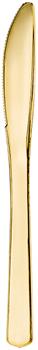 Premium Plastic Metallic Gold Forks