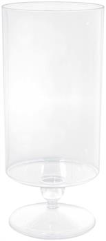 Tall Clear Plastic Cylinder Jar
