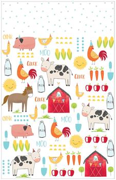 Barnyard Birthday Plastic Table Cover