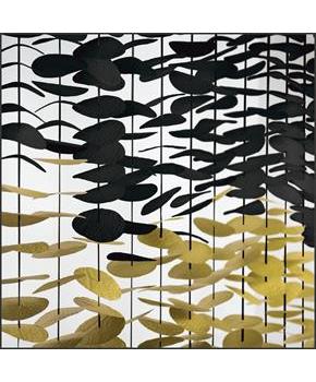 Large Black and Gold Circle Backdrops