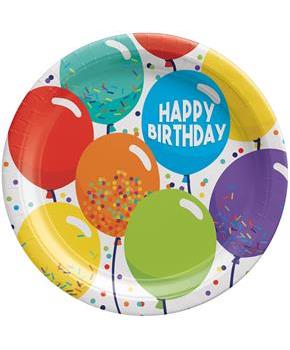 Birthday Celebration 7 in. Paper Plates