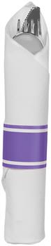Premium New Purple Rolled Cutlery