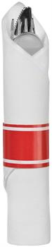 Premium Apple Red Rolled Cutlery