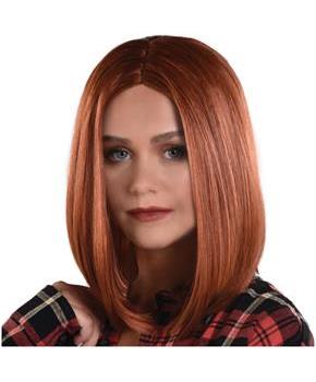 Red Long Bob Wig