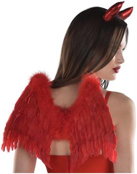 Red Devil Feather Wings