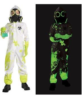 Glow Hazmat Costume
