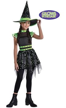 Glow in the Dark Midnight Mischief Witch Costume