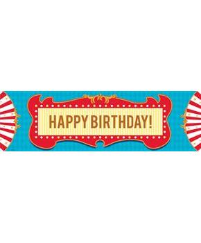 Carnival Games Birthday Banner Standard 18" x 61"