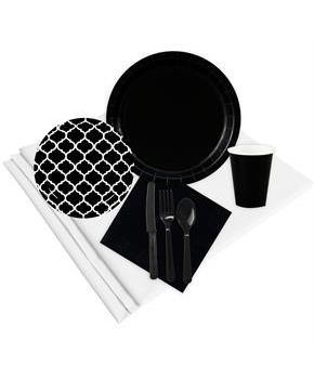 Quatrefoil Black Event Pack