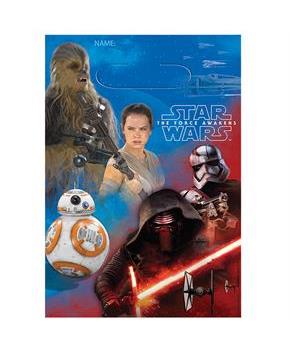 Star Wars VII Plastic Treat Bags