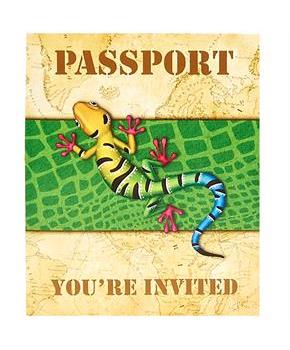 Jungle Party Invitations 