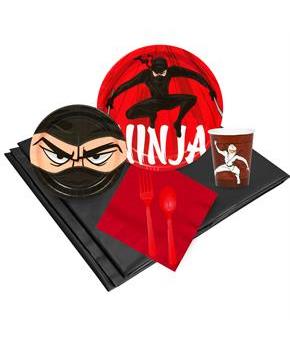 Ninja Warrior Party 16 Guest Party Pack