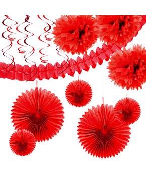 Red Paper Decoration Kit