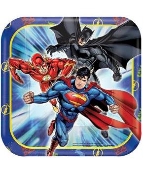 Justice League Square Dessert Plates (8)