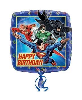 Justice League Happy Birthday Foil Balloon