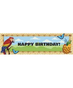 Jungle Party Birthday Banner