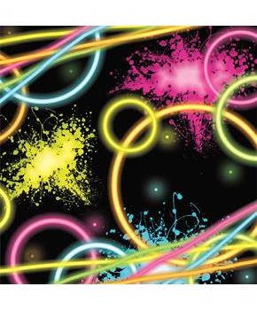 Glow Party Lunch Napkins 