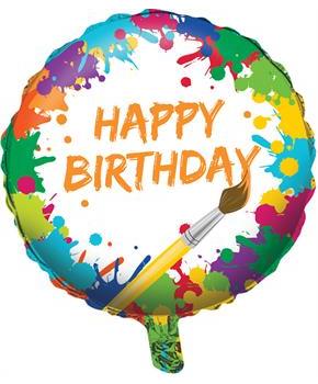 Art Party Foil Balloon