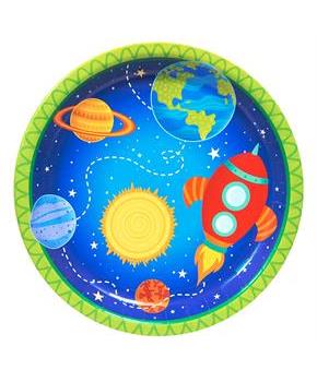 Rocket to Space 9 Dinner Plates