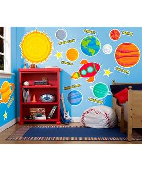 Rocket to Space  Giant Wall Decal