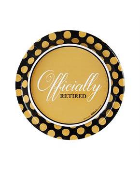 Officially Retired 7 Dessert Plates 