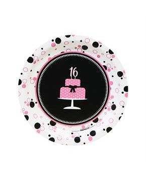 Sweet 16 Dessert Plates 