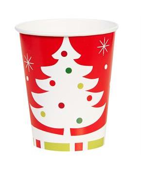 Reindeer Christmas Party 9 oz Cups