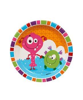 Monsters Dessert Plates 