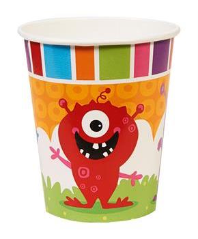 Monsters 9oz Paper Cups 