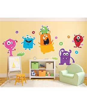 Monsters Giant Wall Decal