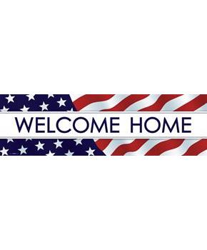 Welcome Home Banner 18" x 61"