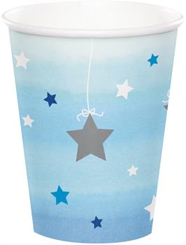 Twinkle Twinkle Little Star Blue 9oz Paper Cups 