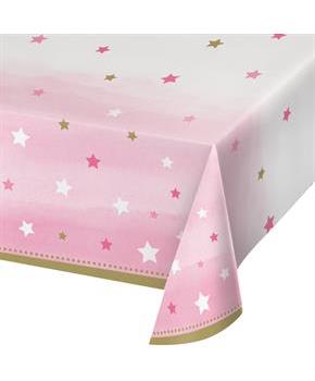 Twinkle Twinkle Little Star Pink Tablecover
