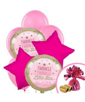 Twinkle Twinkle Little Star Pink Balloon Bouquet