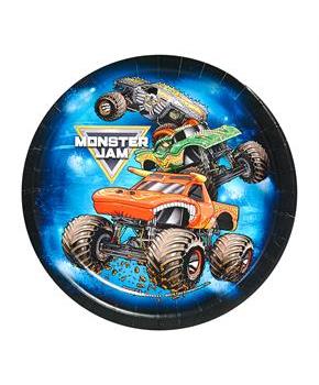 Monster Jam 7 Dessert Plates 