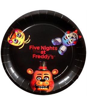 Five Nights at Freddy's 9" Dinner Plates (8)