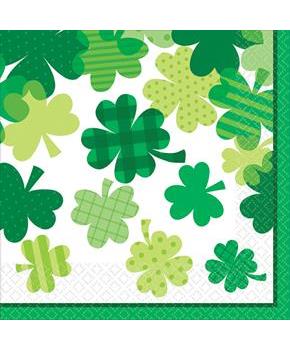 Happy St. Patrick's Day Bloom Lunch Napkin 