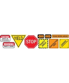 Construction Party Small Wall Decal